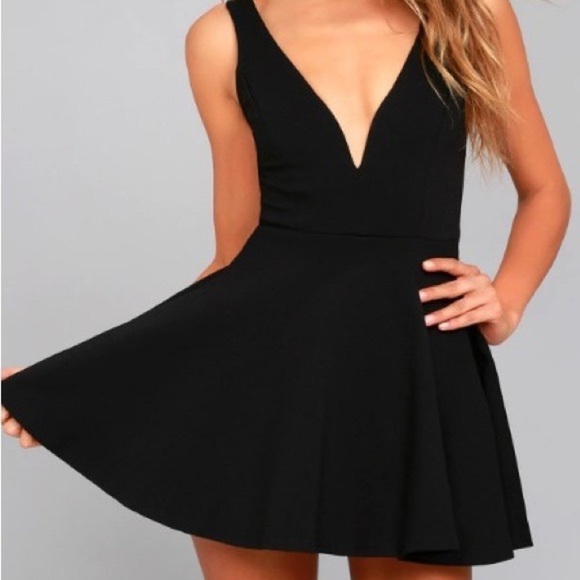NWT Lulu’s XS I Feel Good Black Skort Dress - Picture 1 of 8